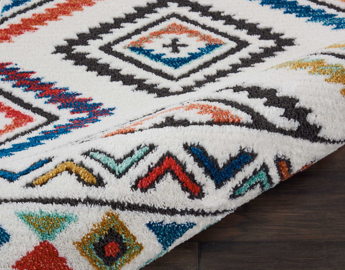 South Western NAV06 White Rug
