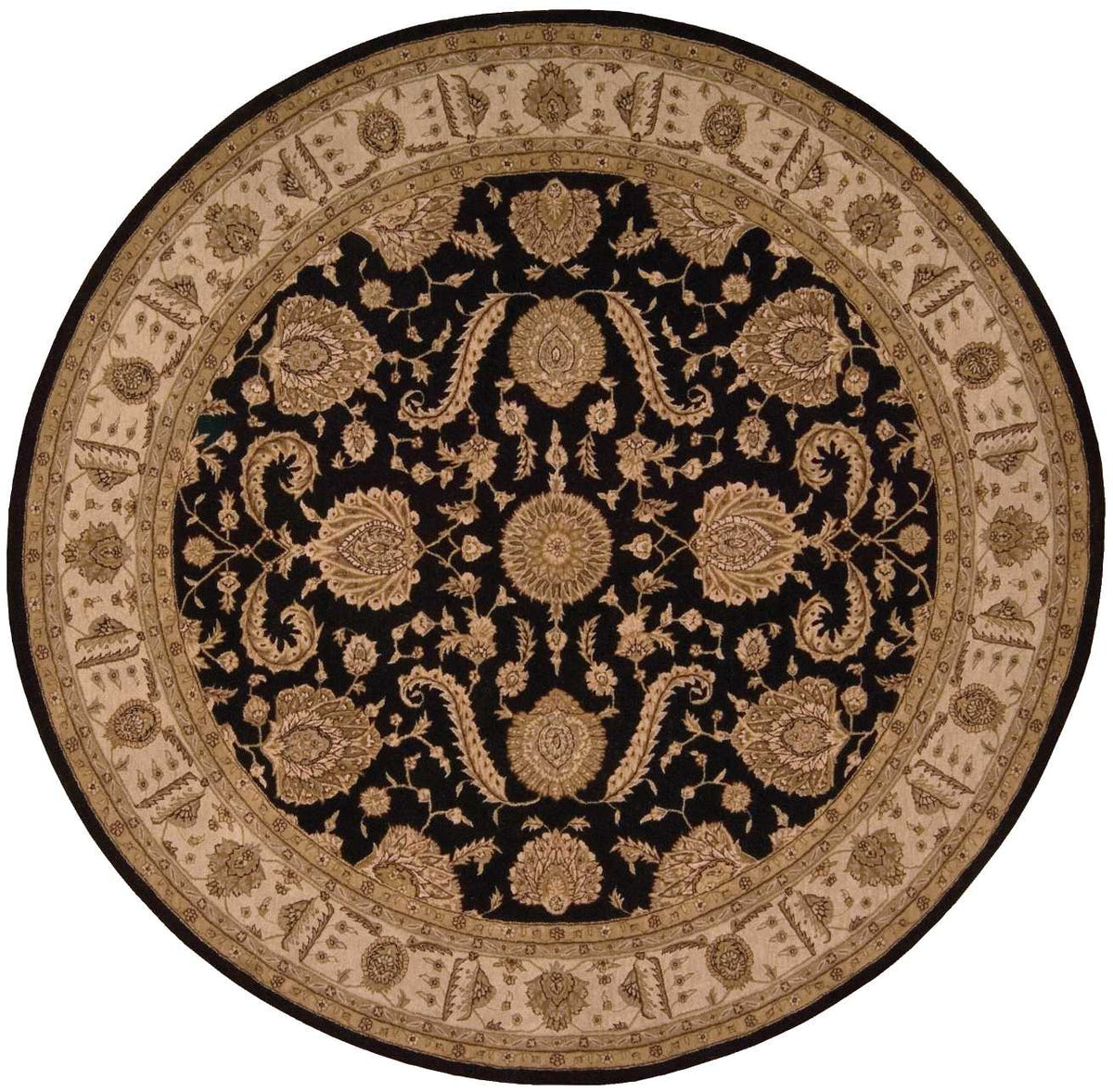 Heritage Hall HE19 Black Rug