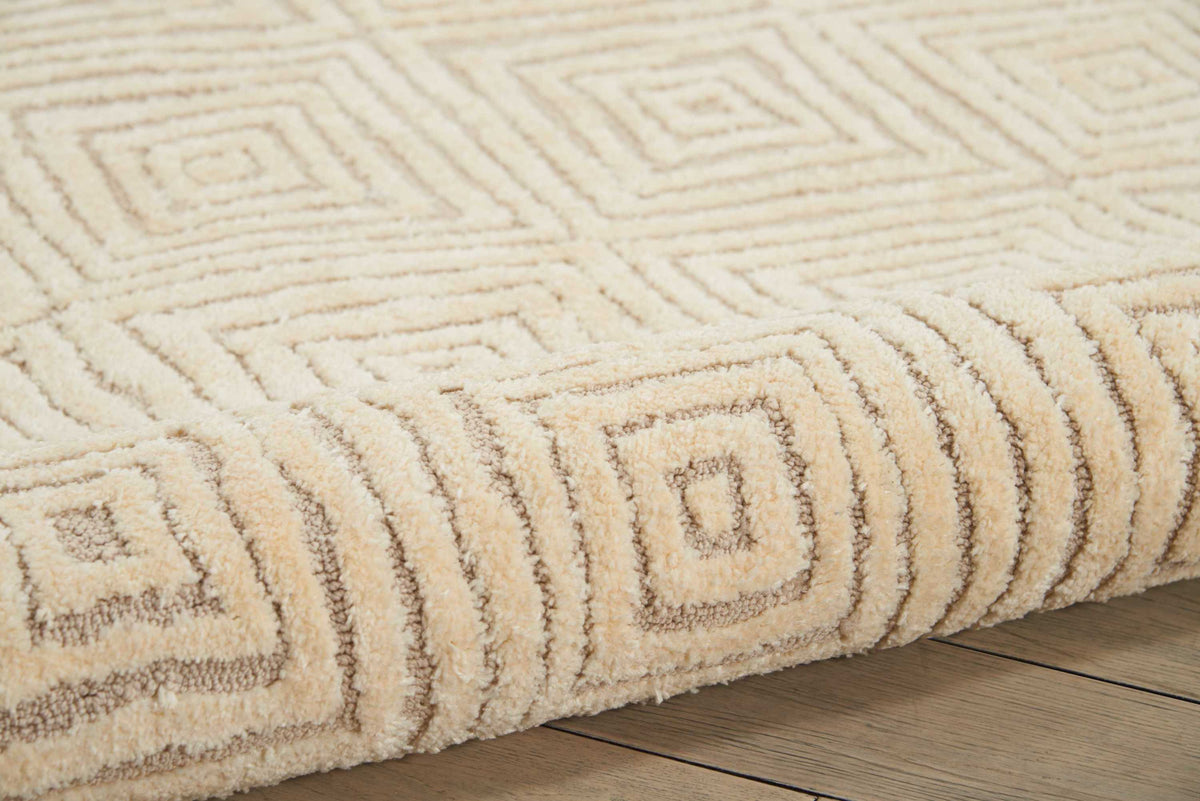 Deco Mod DEC01 Taupe/Ivory Rug
