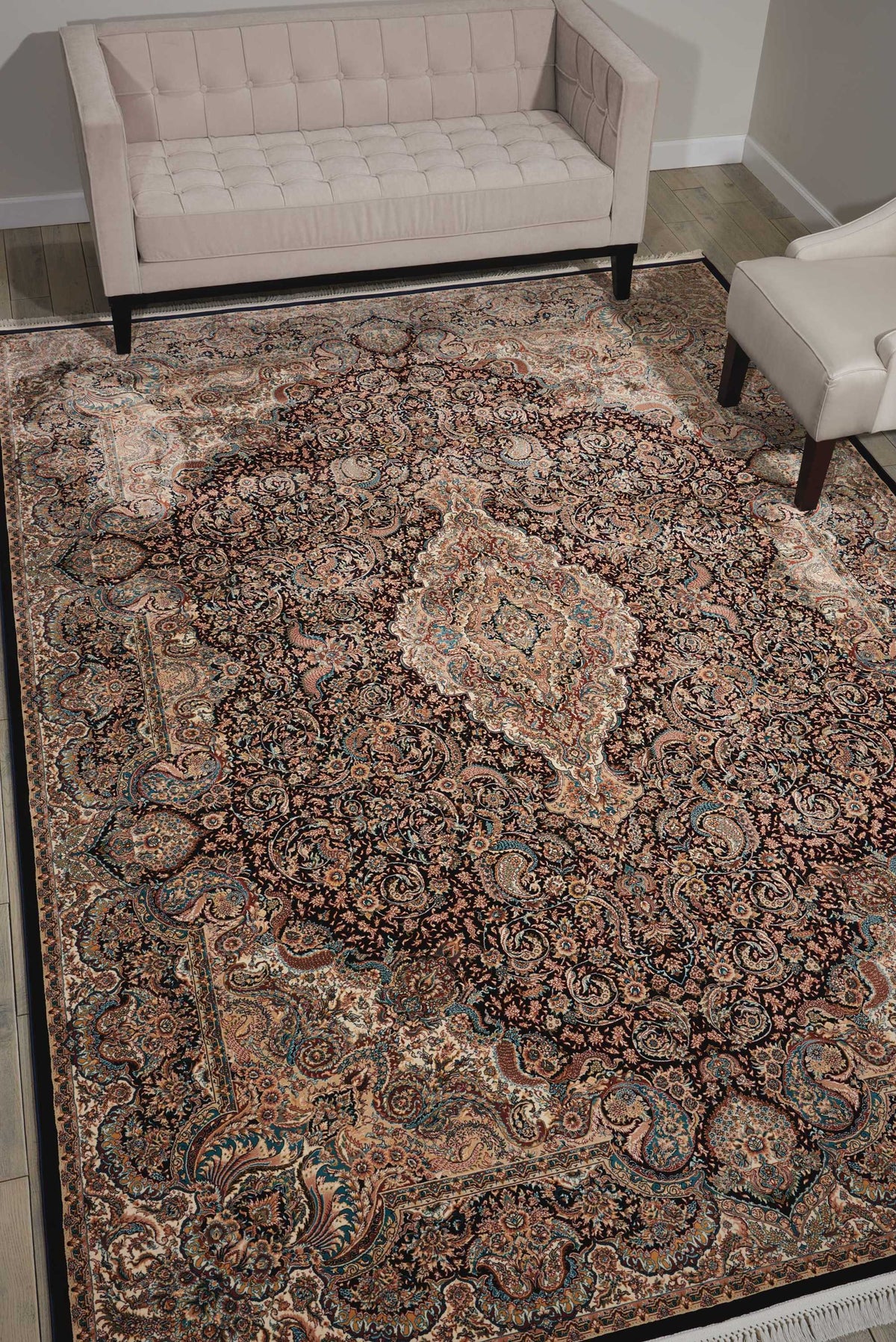 Persian Palace PPL02 Navy Rug