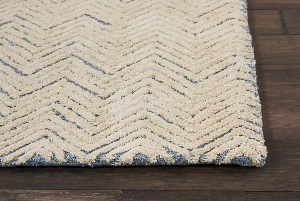 Deco Mod DEC03 Light Blue Ivory Rug