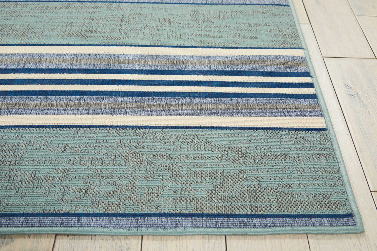 Lido LID02 Aqua Blue Rug