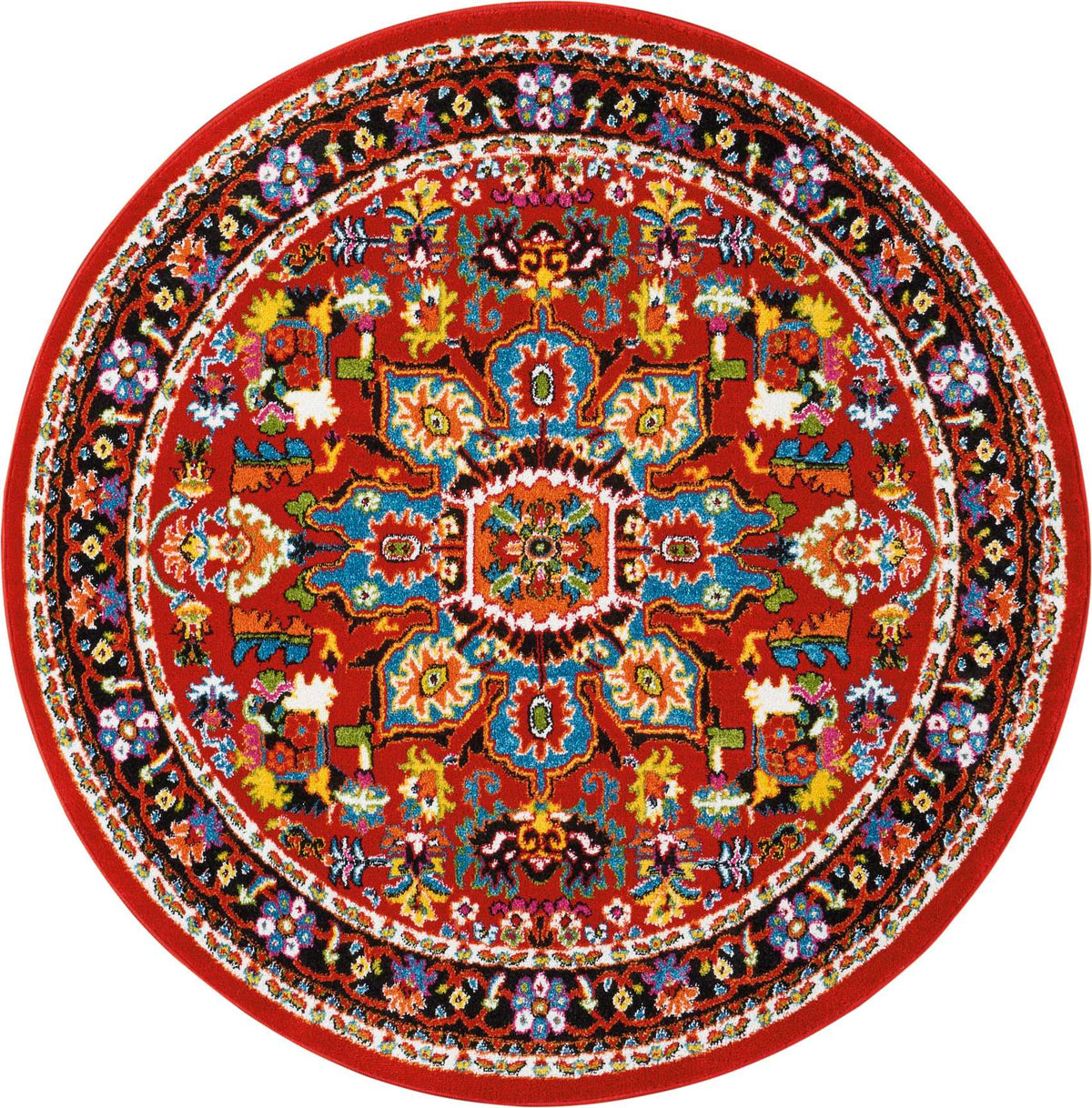 Oakdale OKD06 Red Rug