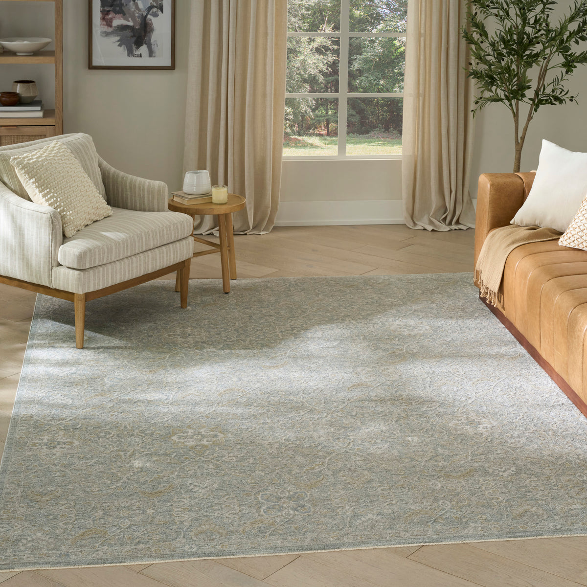 Envy EVV04 Blue Silver Rug