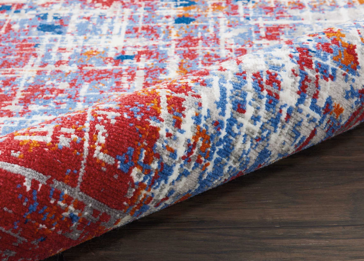 Twilight TWI25 Red Blue Rug