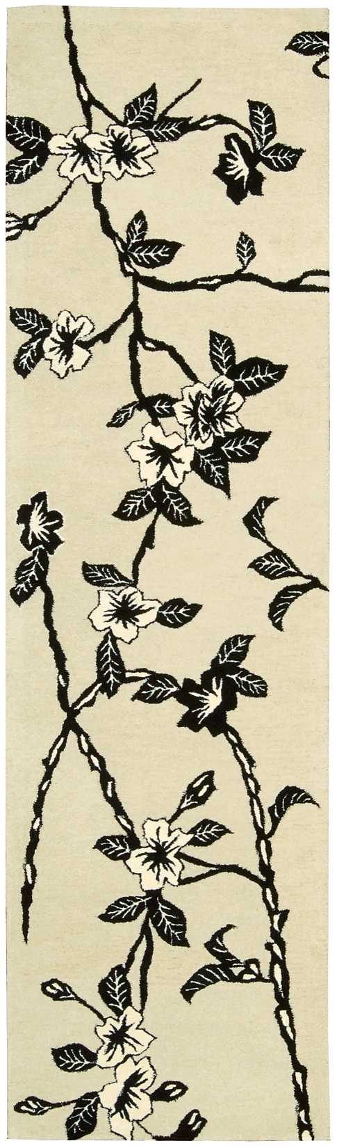 Modern Elegance LH08 Black White Rug