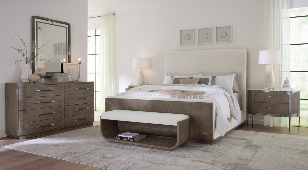 Modern Mood Queen Upholstered Panel Bed