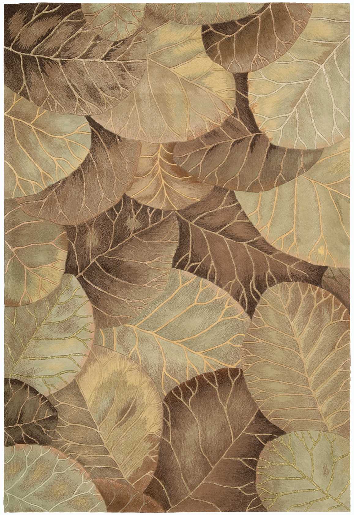 Tropics TS12 Brown Green Rug
