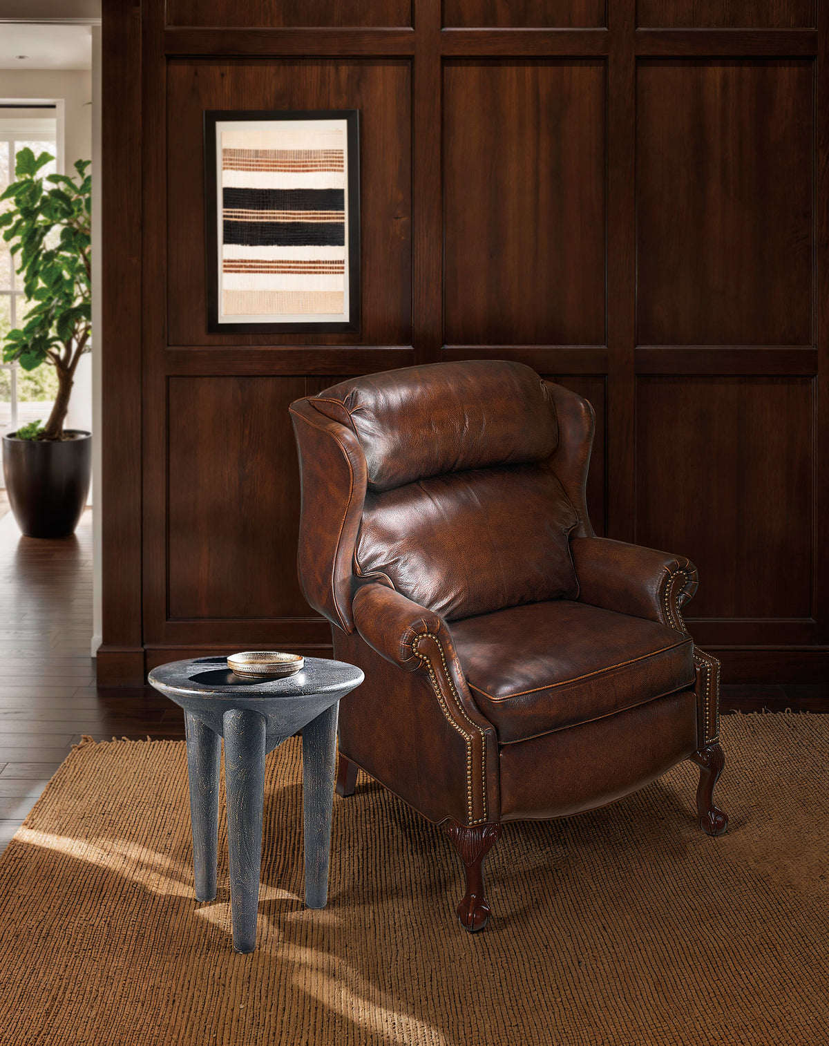 Maxwell Ball And Claw Wing Chair