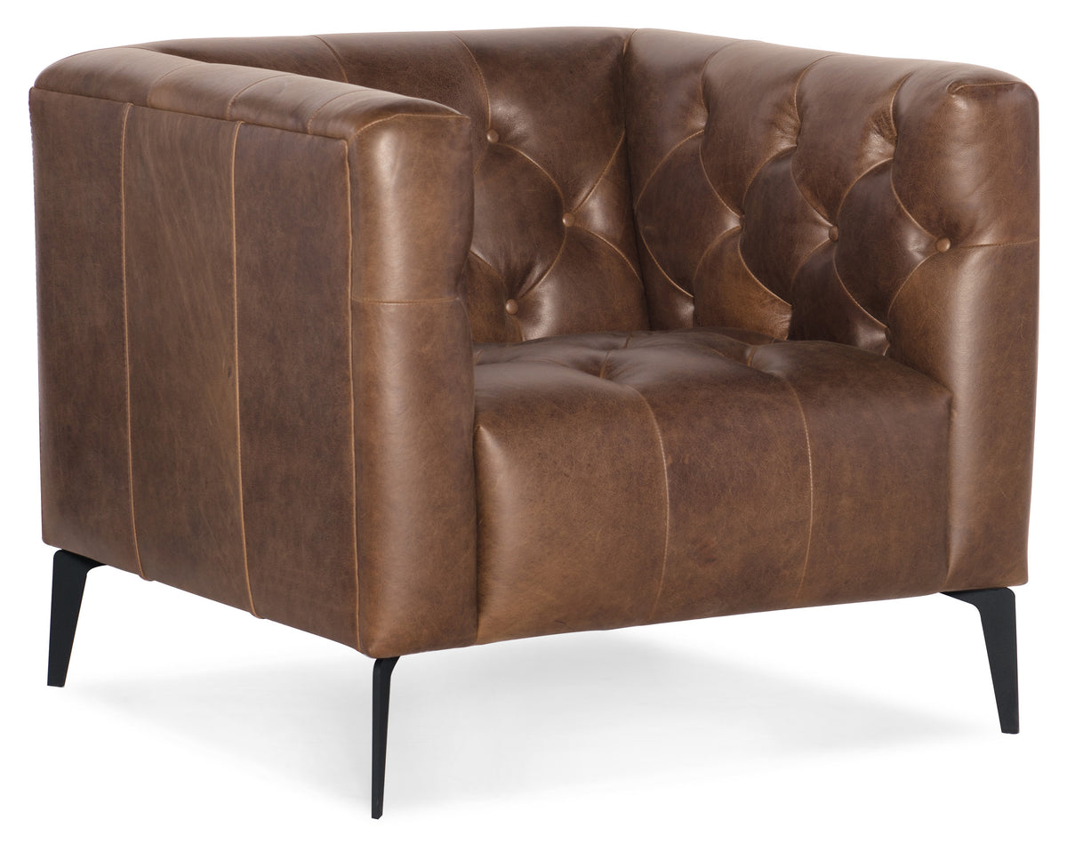 Nicolla leather Stationary Chair