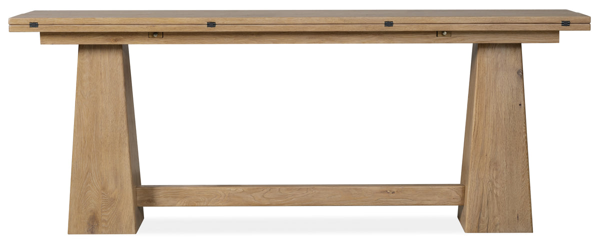 Driftwood Flip-Top Console Table