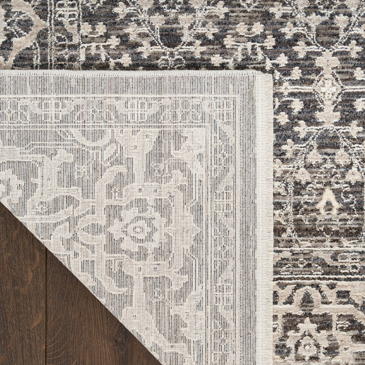 Shadows SHW04 Charcoal Ivory Rug