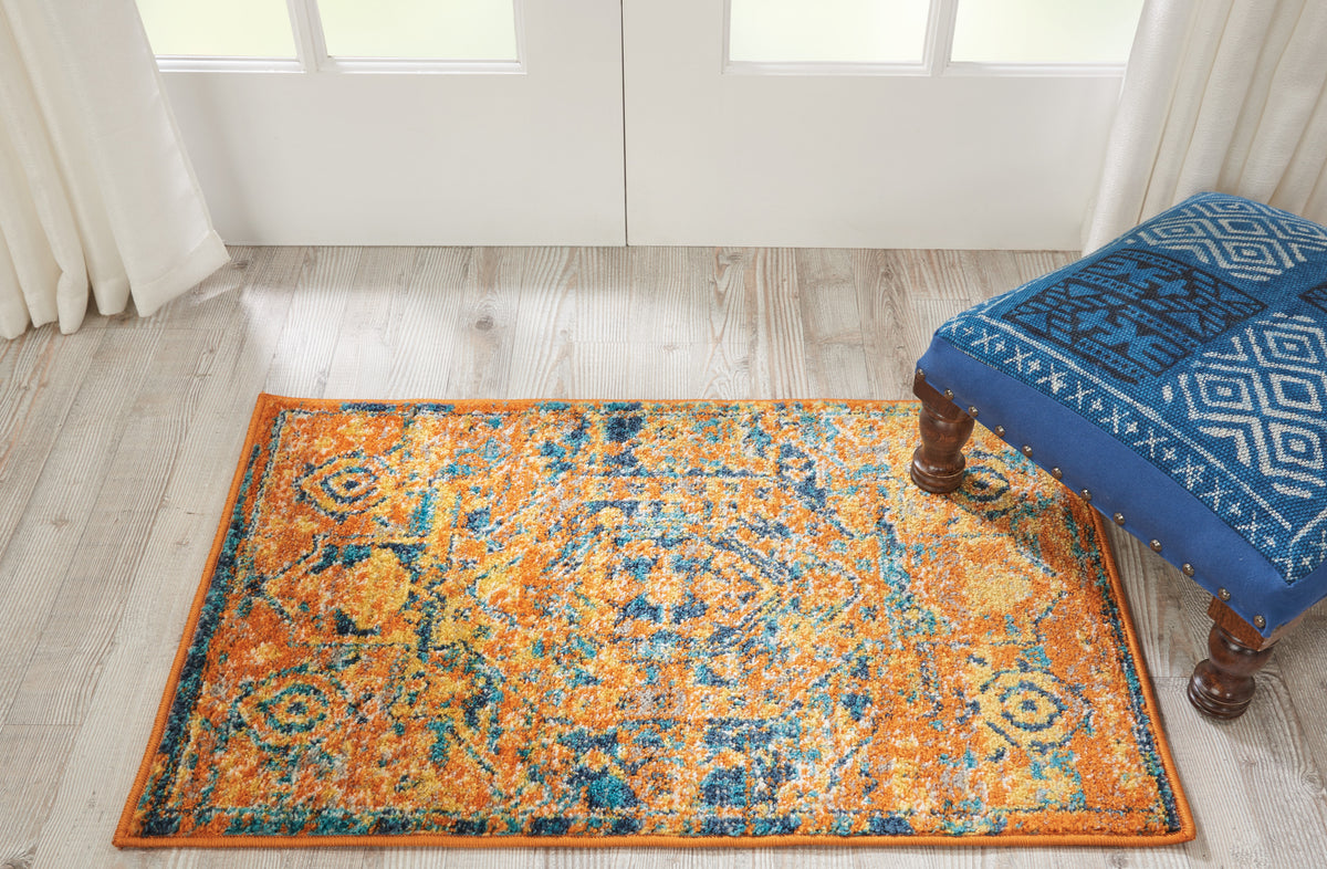 Passion PSN07 Teal/Sun Rug