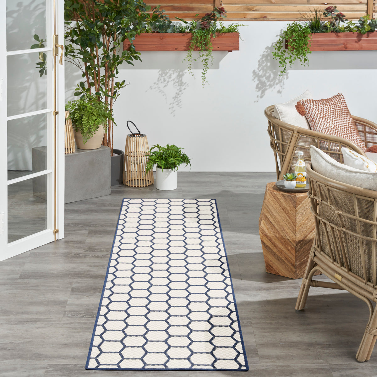 Twist Reversible TWS01 Navy Rug