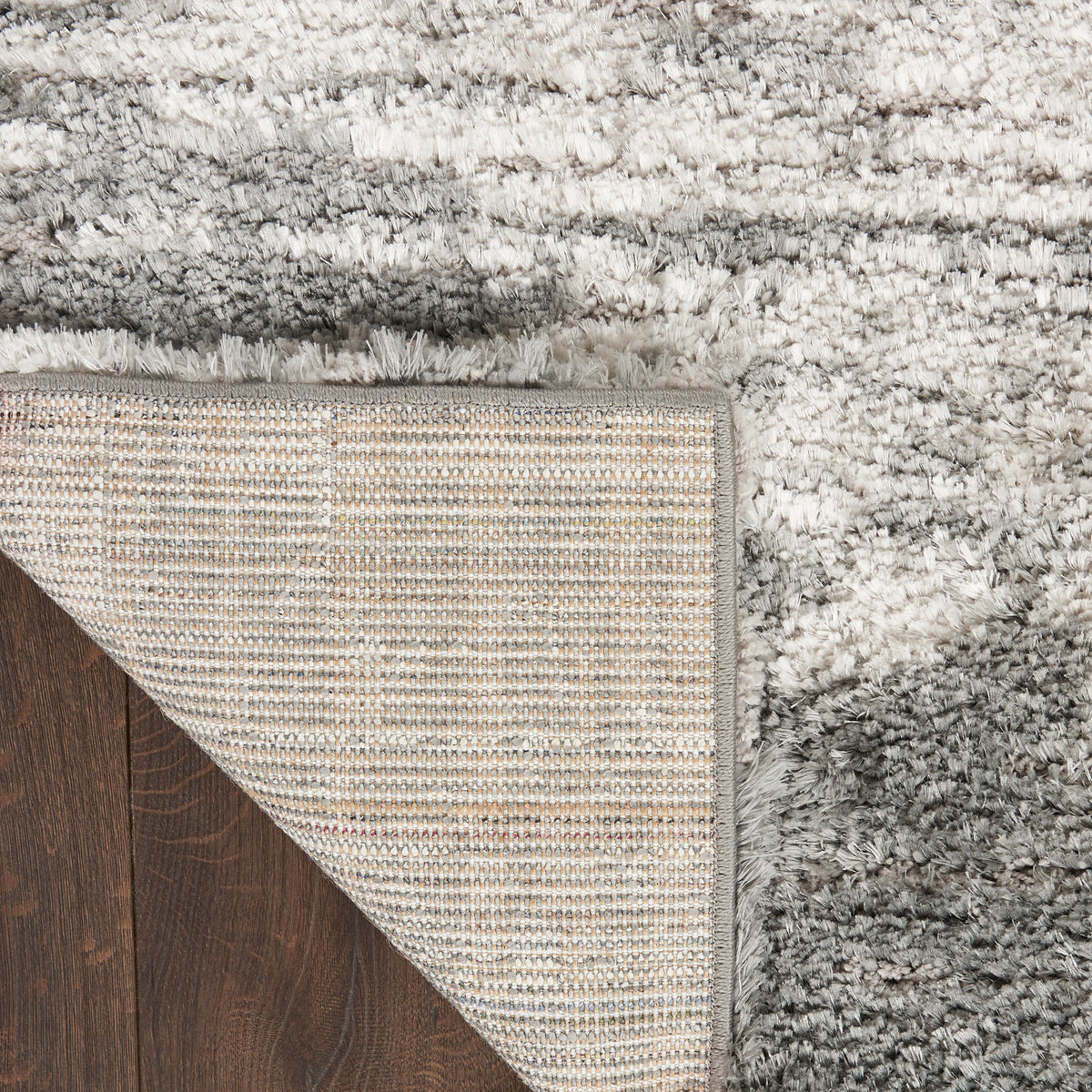 Dreamy Shag DRS02 Charcoal Ivory Rug