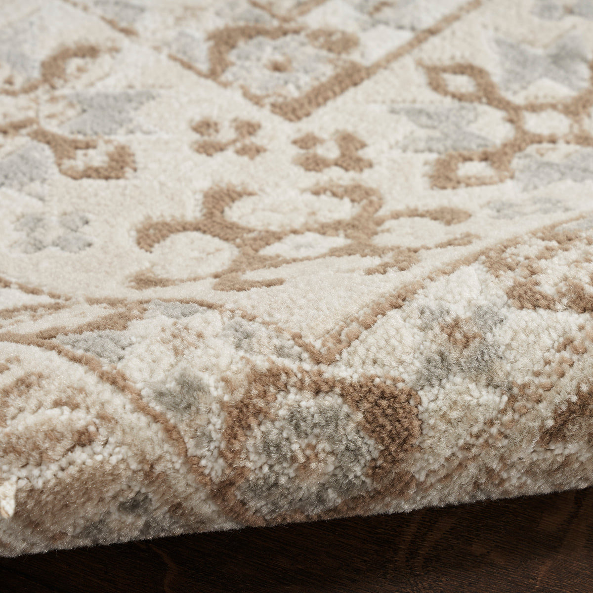 Serenity Home SRH01 Ivory Mocha Rug