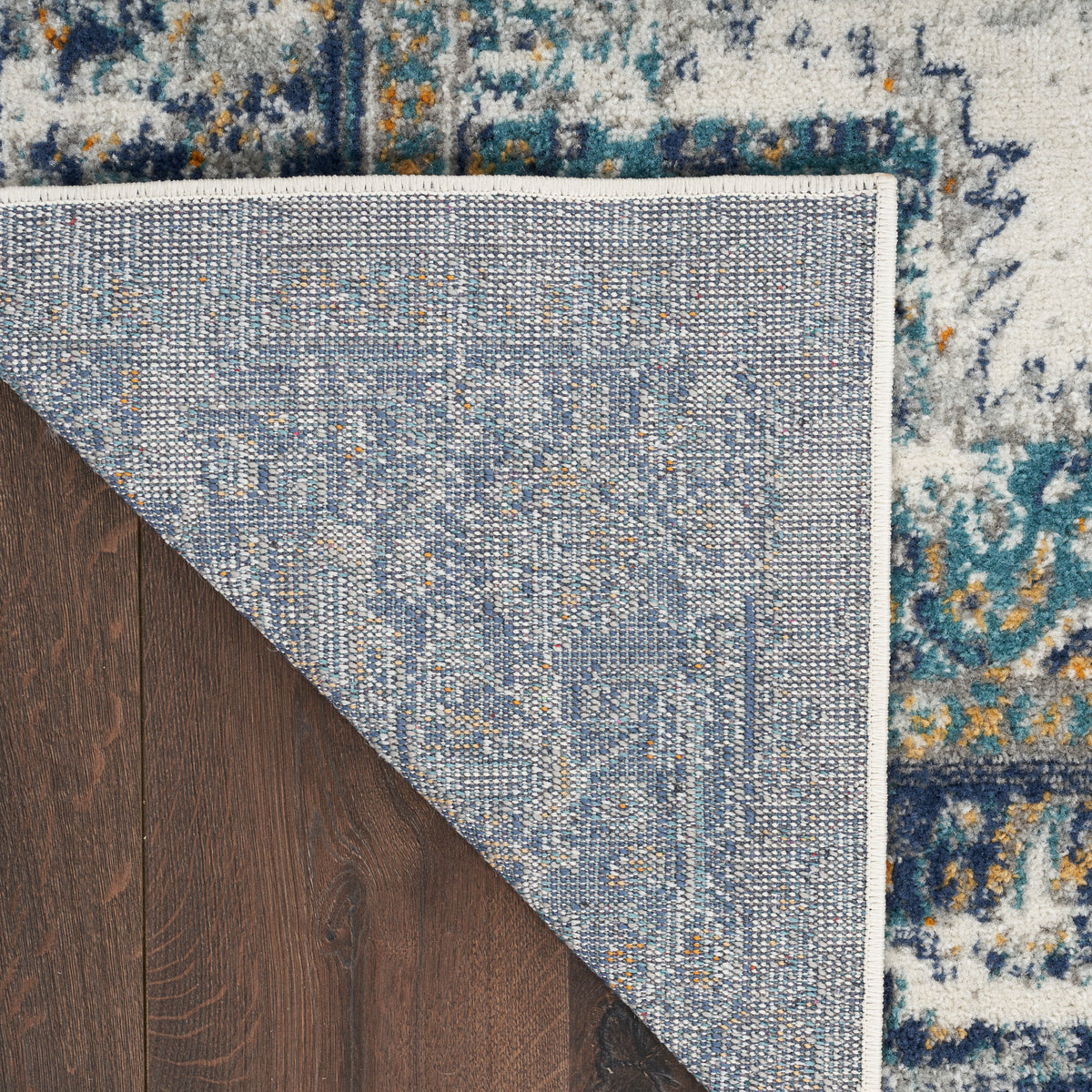 Passion PSN03 Ivory Grey Blue Rug