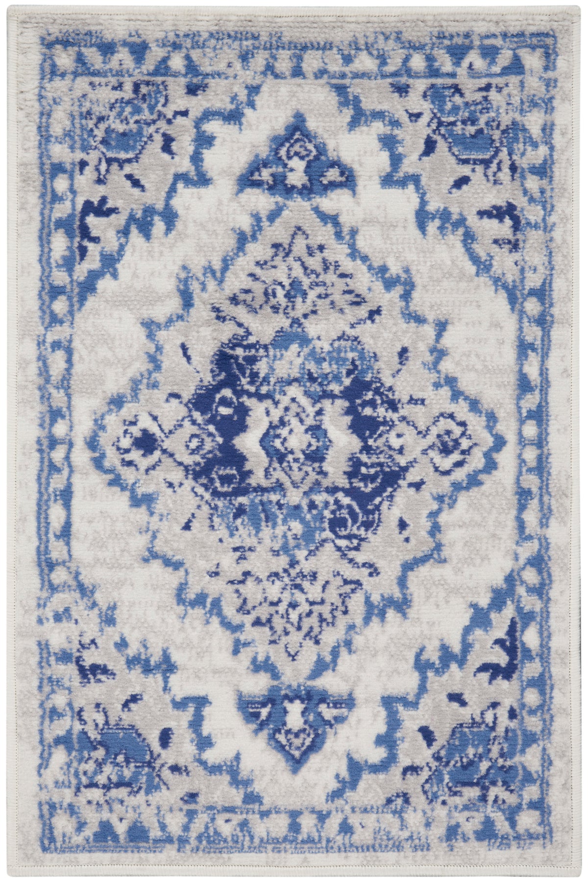 Whimsicle WHS14 Ivory Blue Rug