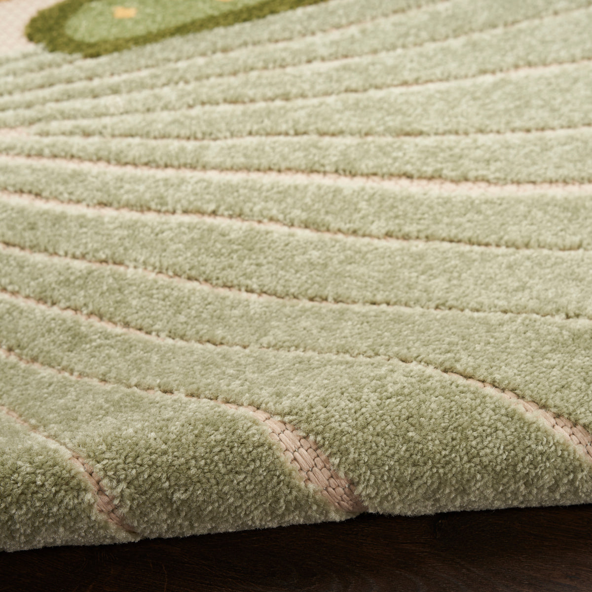Aloha ALH24 Green Yellow Rug