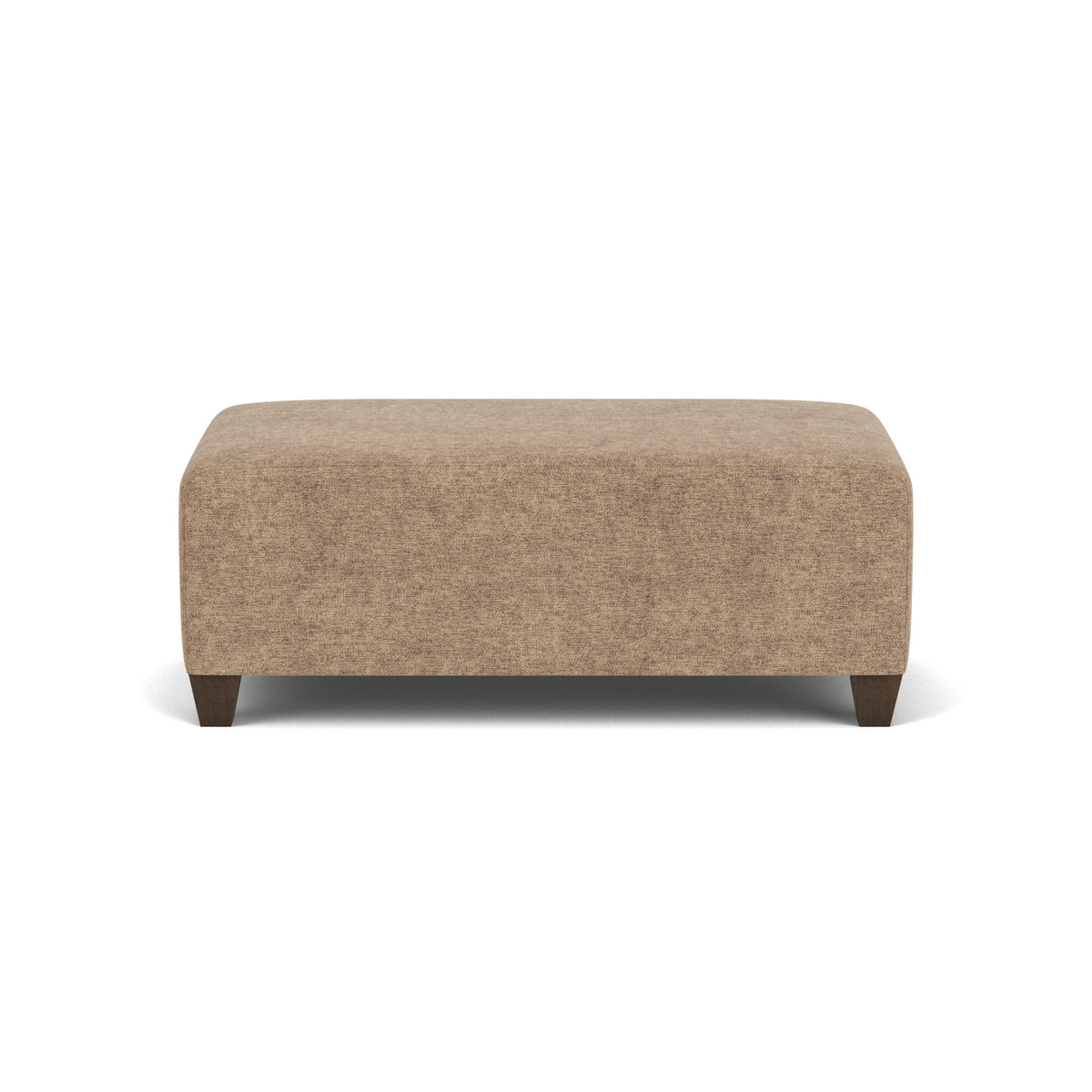 Cascade Fabric Rectangular Cocktail Ottoman