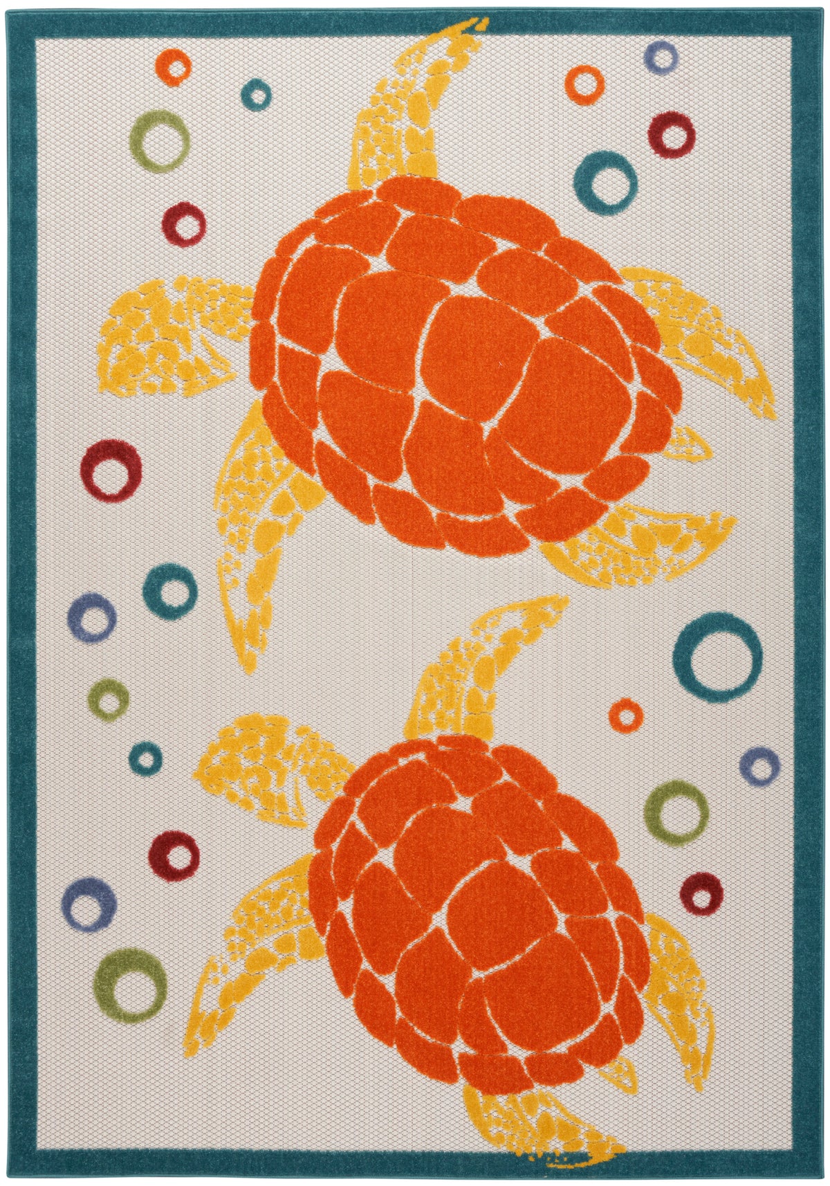 Aloha ALH27 Teal Multicolor Rug