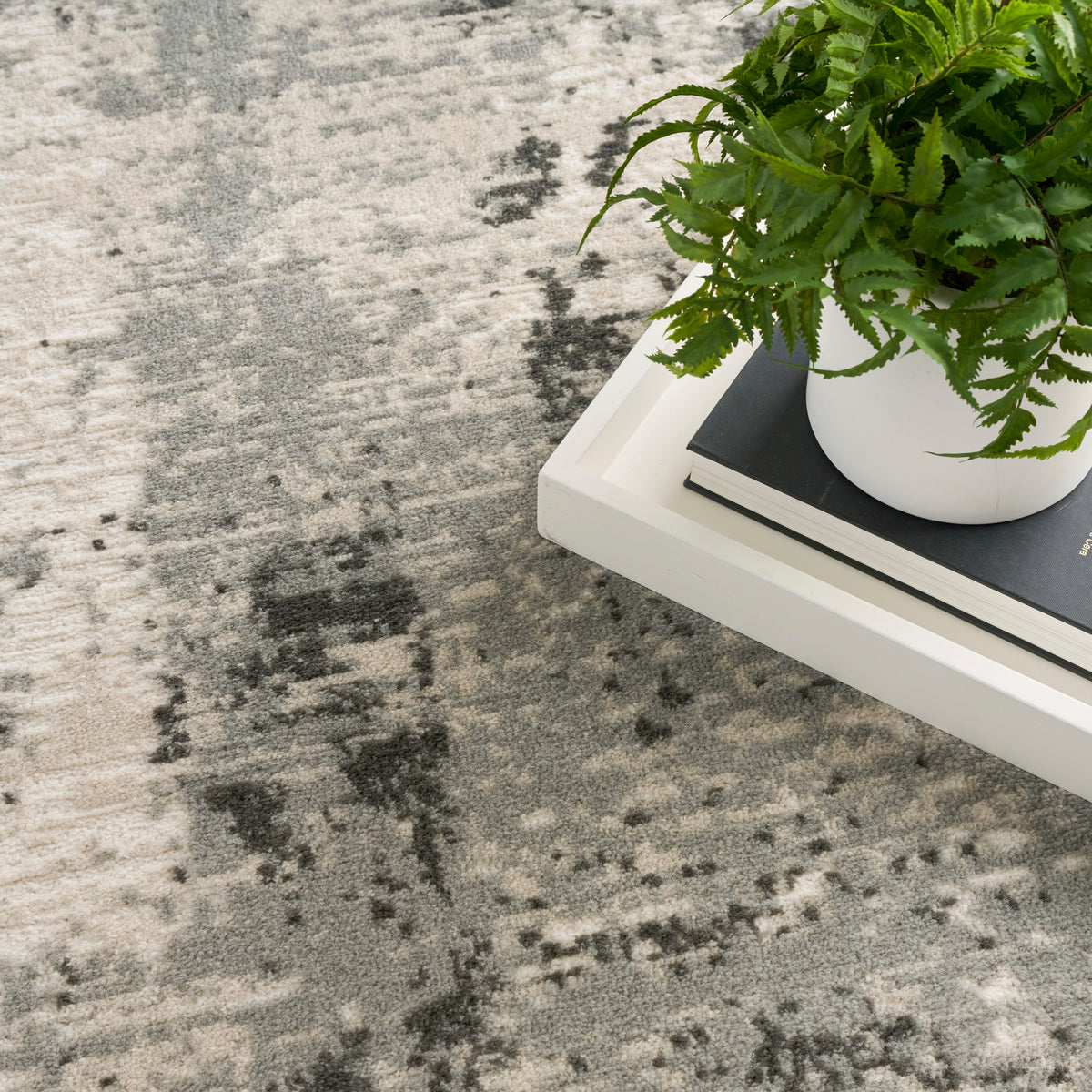 Serenity Home SRH06 Ivory Grey Rug