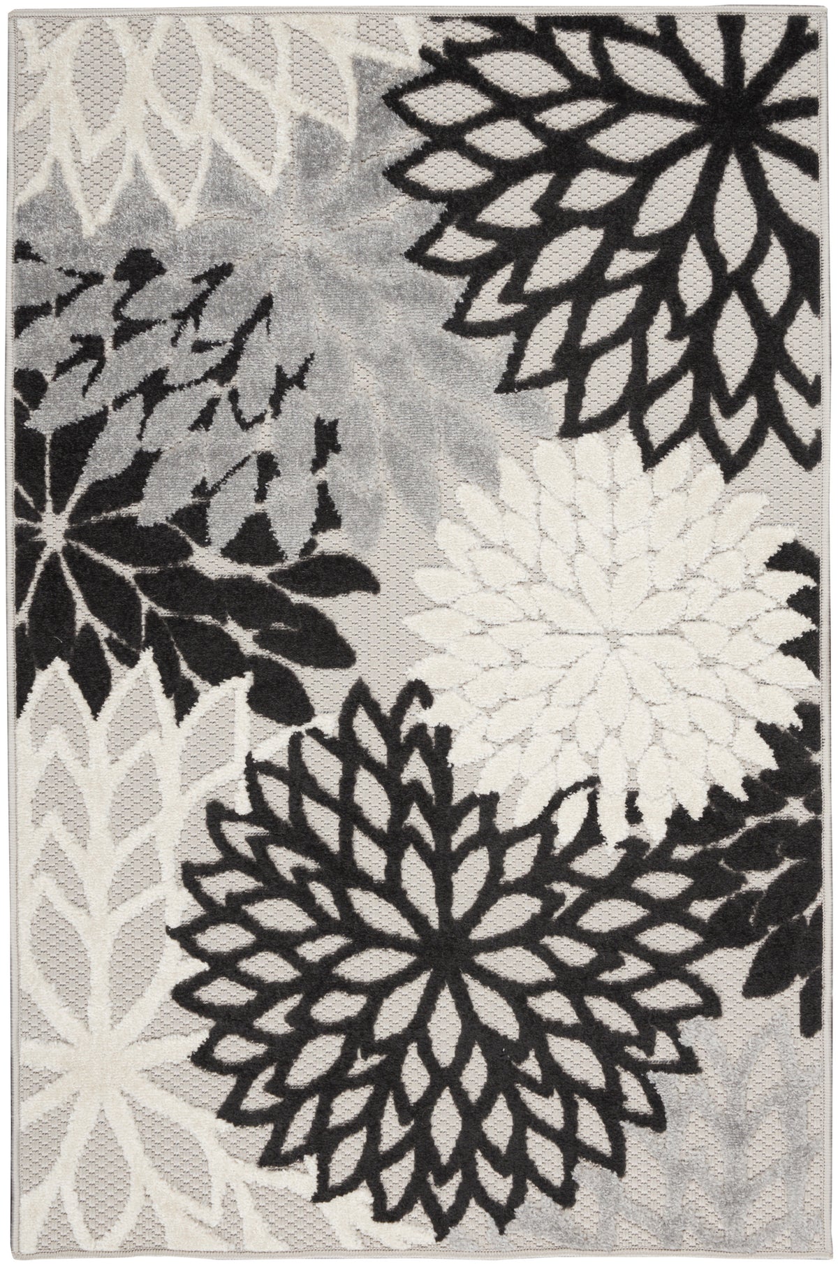 Aloha ALH05 Black White Rug