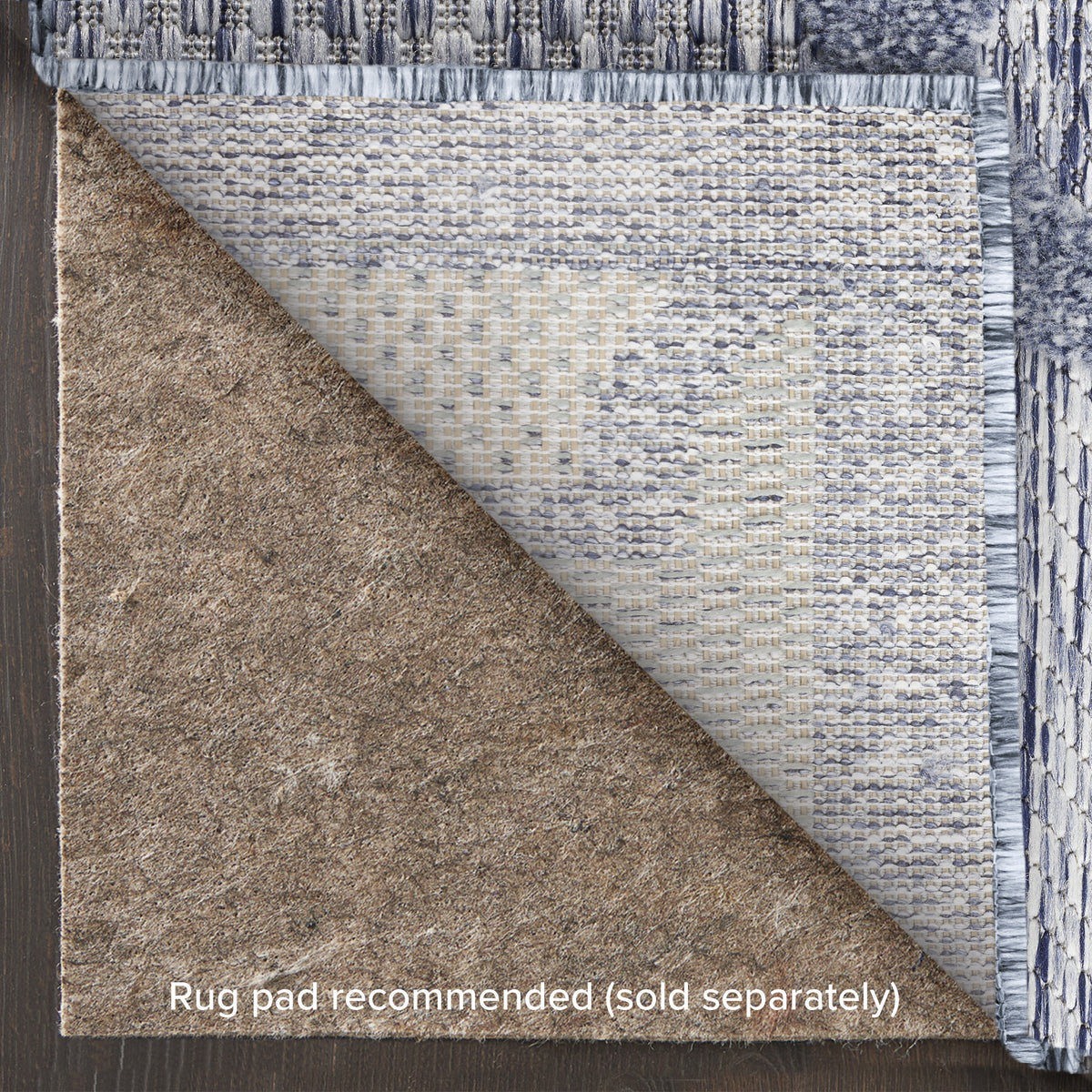 Easy Care NES01 Denim Blue Rug