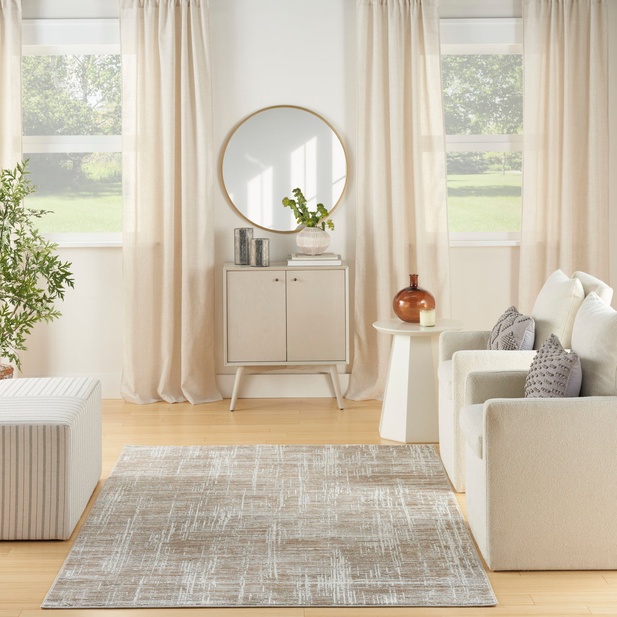 Home Texture HMT03 Beige Grey Rug