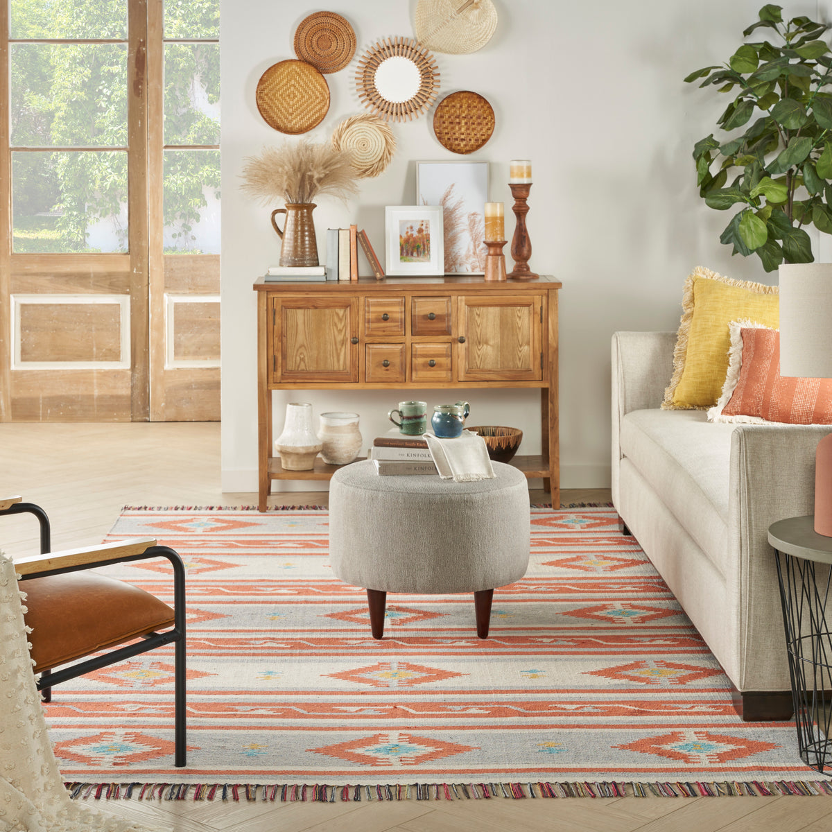 Baja BAJ03 Ivory/Grey Rug