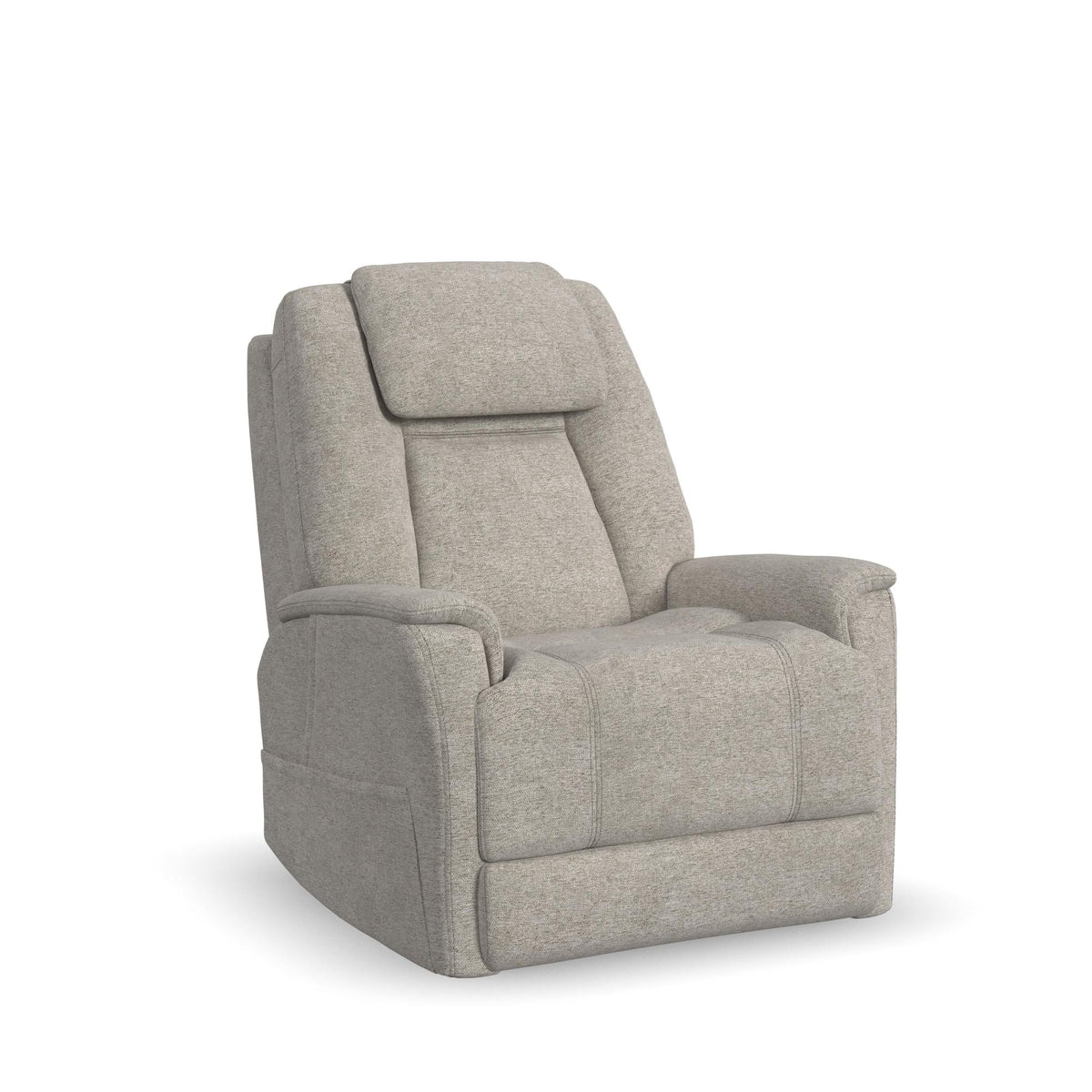 Zecliner Model 3+ Petite Fabric Power Sleep Chair with Power Headrest, Lumbar, Heat & Massage