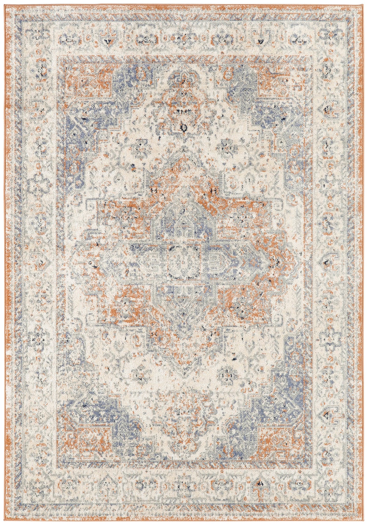 Nourison Essentials Persian NRE07 Beige Blue Rug