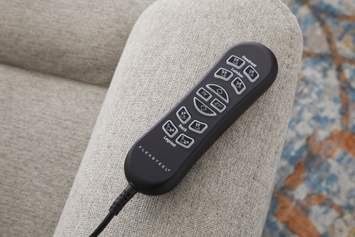 Zecliner Model 2 Petite Fabric Power Sleep Recliner with Power Headrest & Lumbar