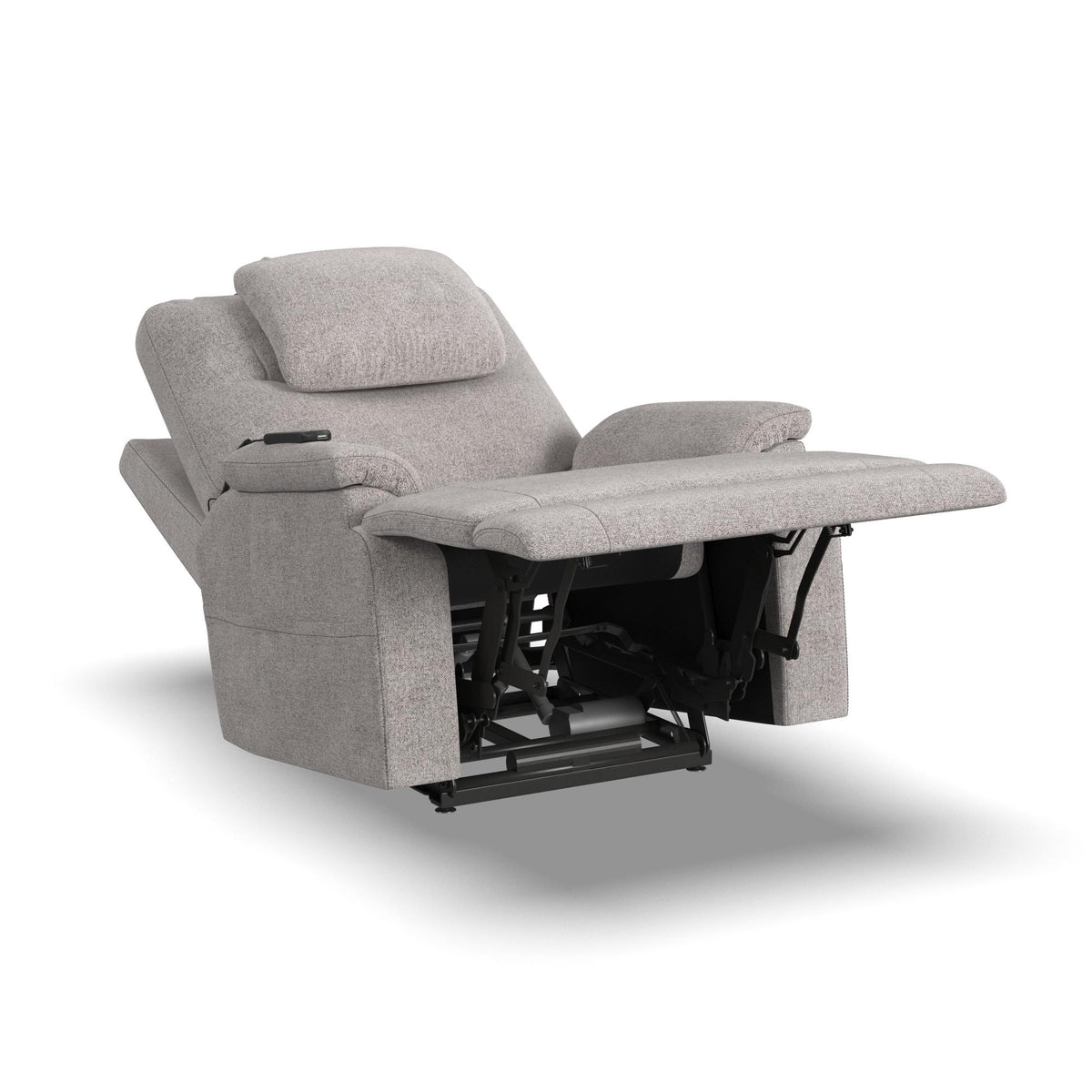 Zecliner Model 2 Petite Fabric Power Sleep Recliner with Power Headrest & Lumbar