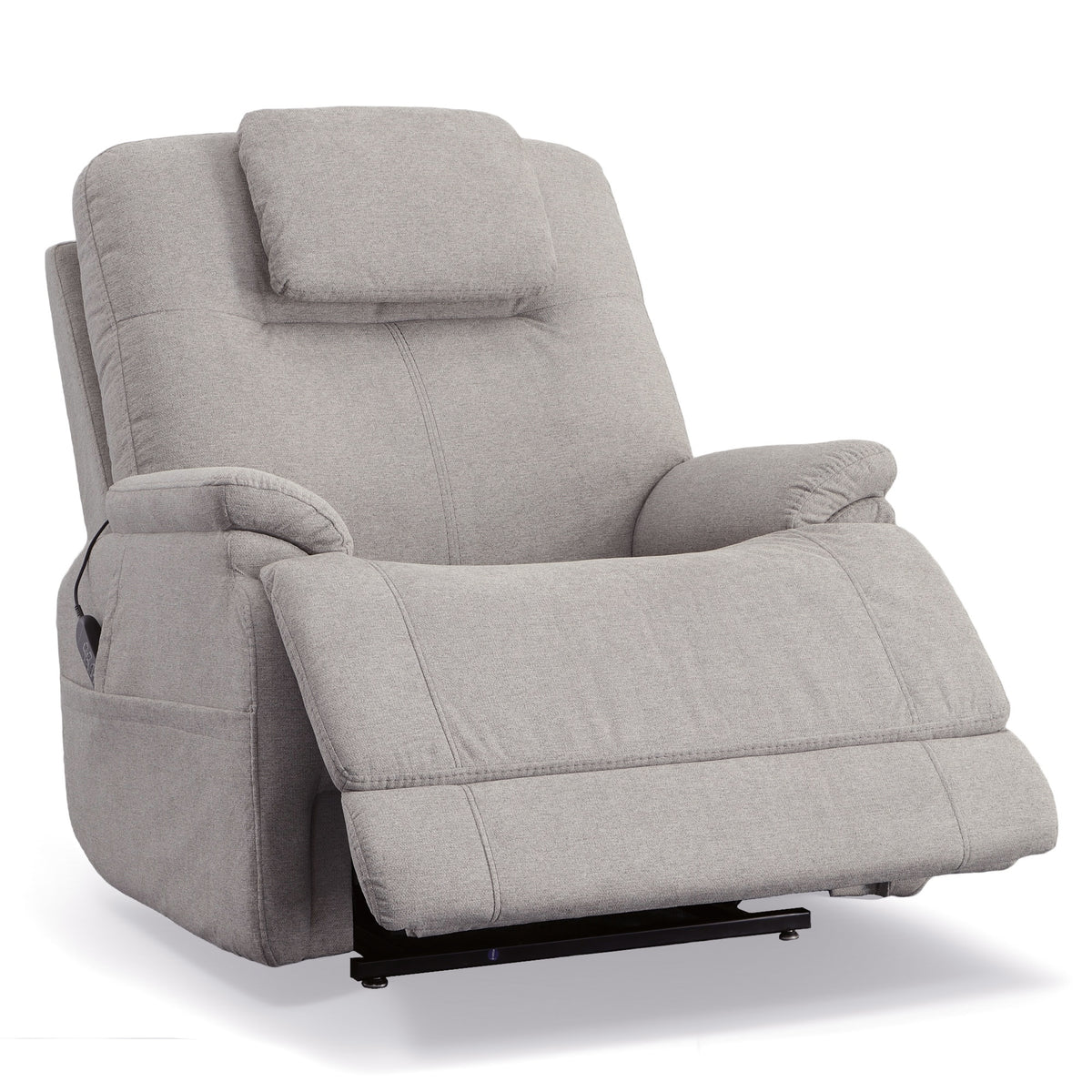 Zecliner Model 1 Fabric Power Sleep Recliner with Power Headrest & Lumbar