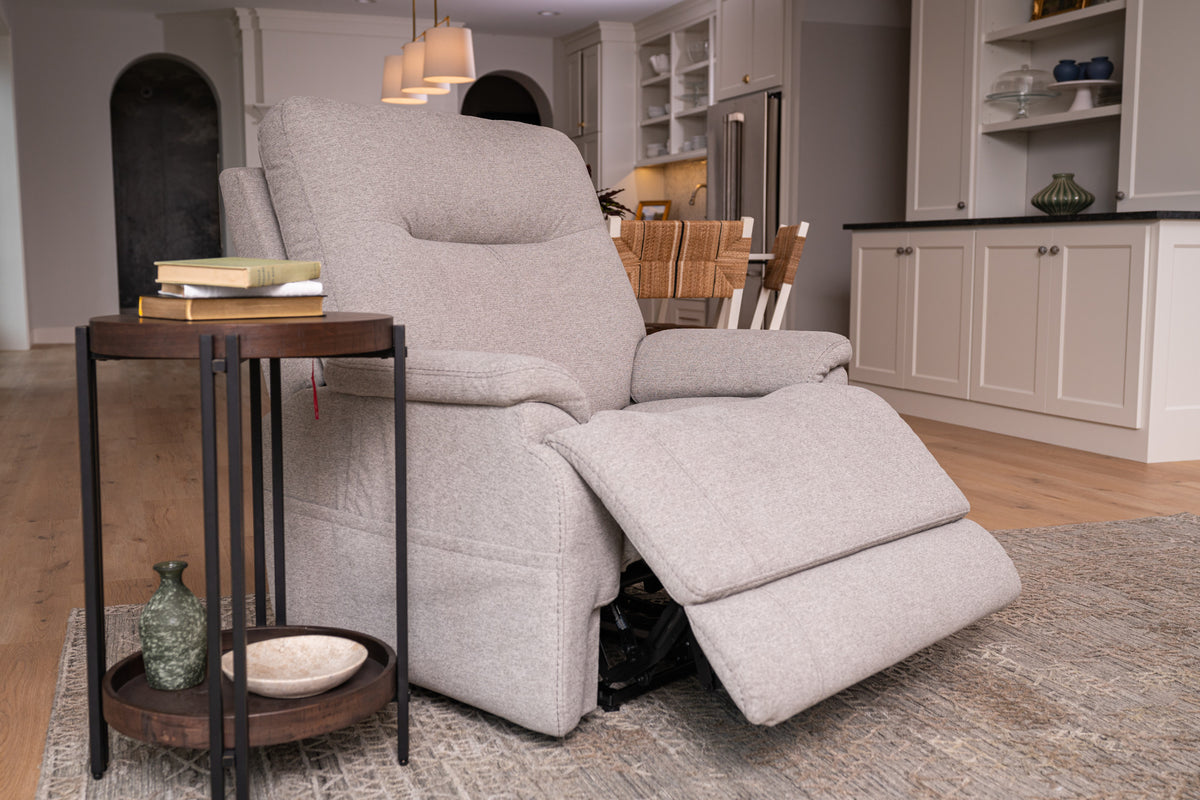 Zecliner Model 1 Fabric Power Lift Sleep Recliner with Power Headrest & Lumbar