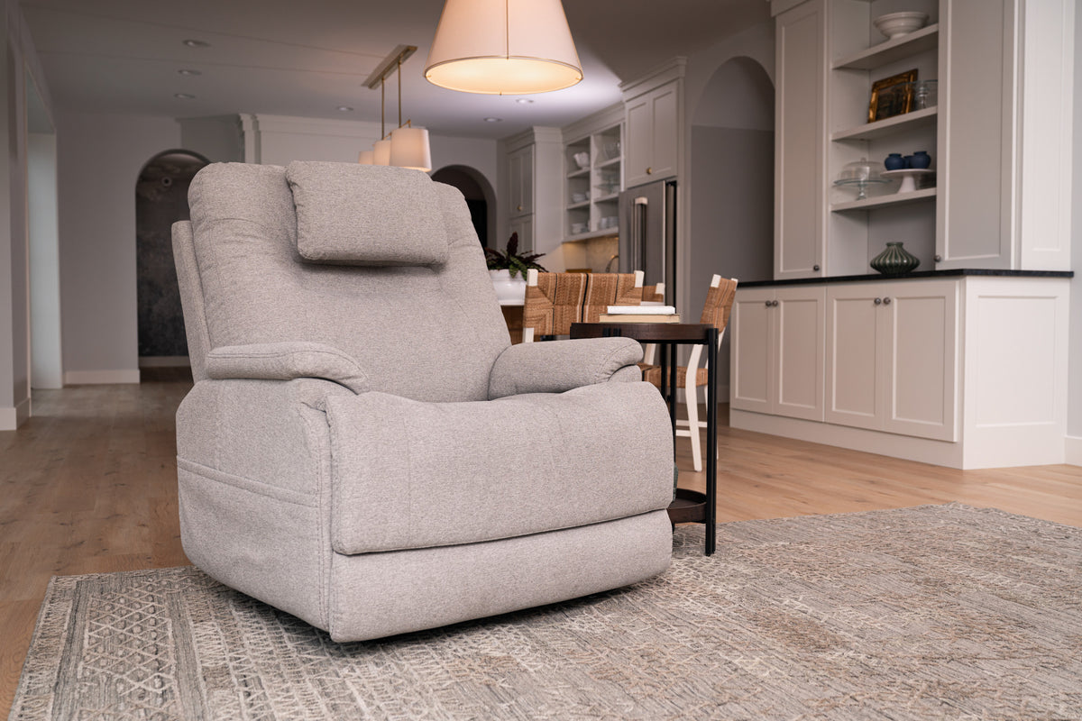 Zecliner Model 2 Fabric Power Lift Sleep Recliner with Power Headrest & Lumbar
