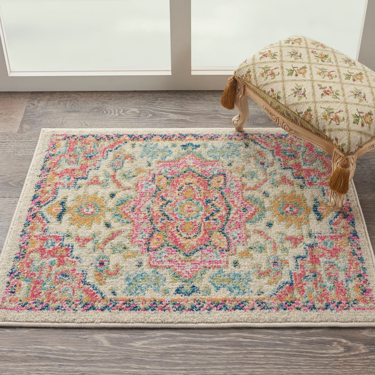 Passion PSN25 Ivory Pink Rug