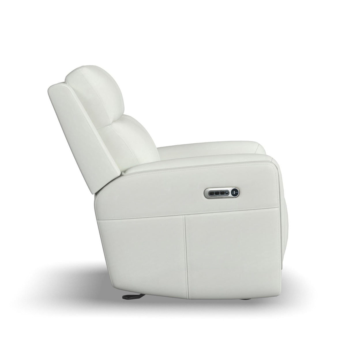 Alister Leather Power Gliding Recliner with Power Headrest and Lumbar