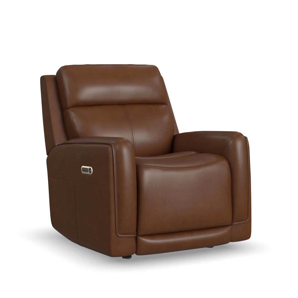 Alister Leather Power Gliding Recliner with Power Headrest and Lumbar