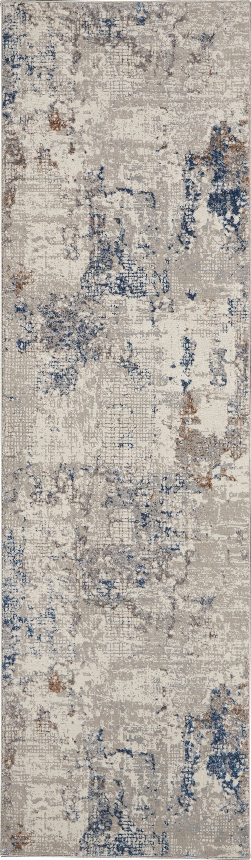 Royal Terrace KI42 White Blue Rug