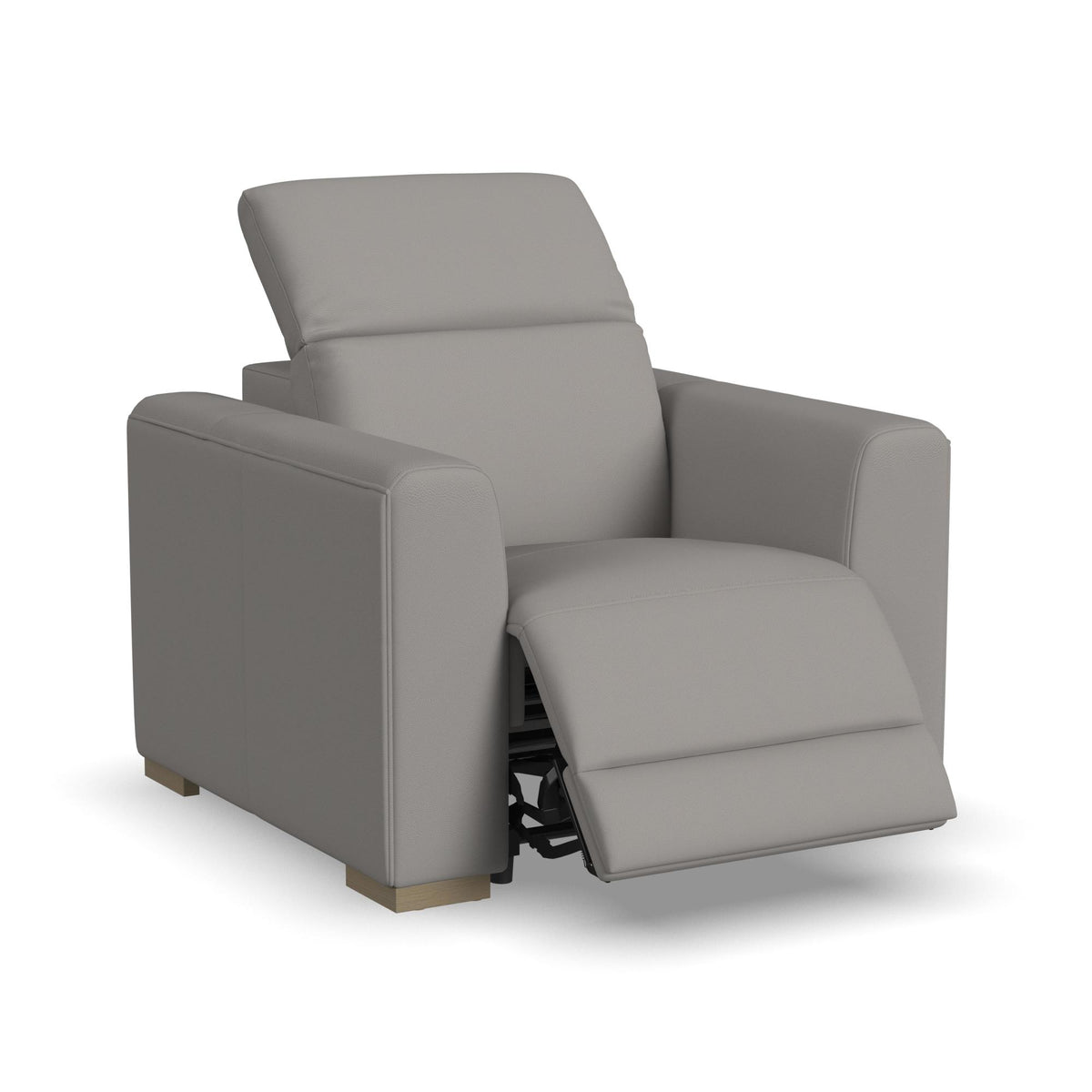 Aurora Leather Power Recliner with Power Headrest