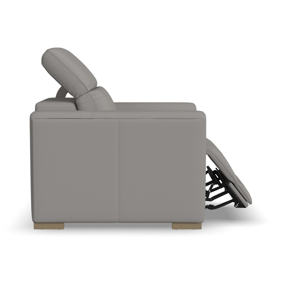 Aurora Leather Power Recliner with Power Headrest
