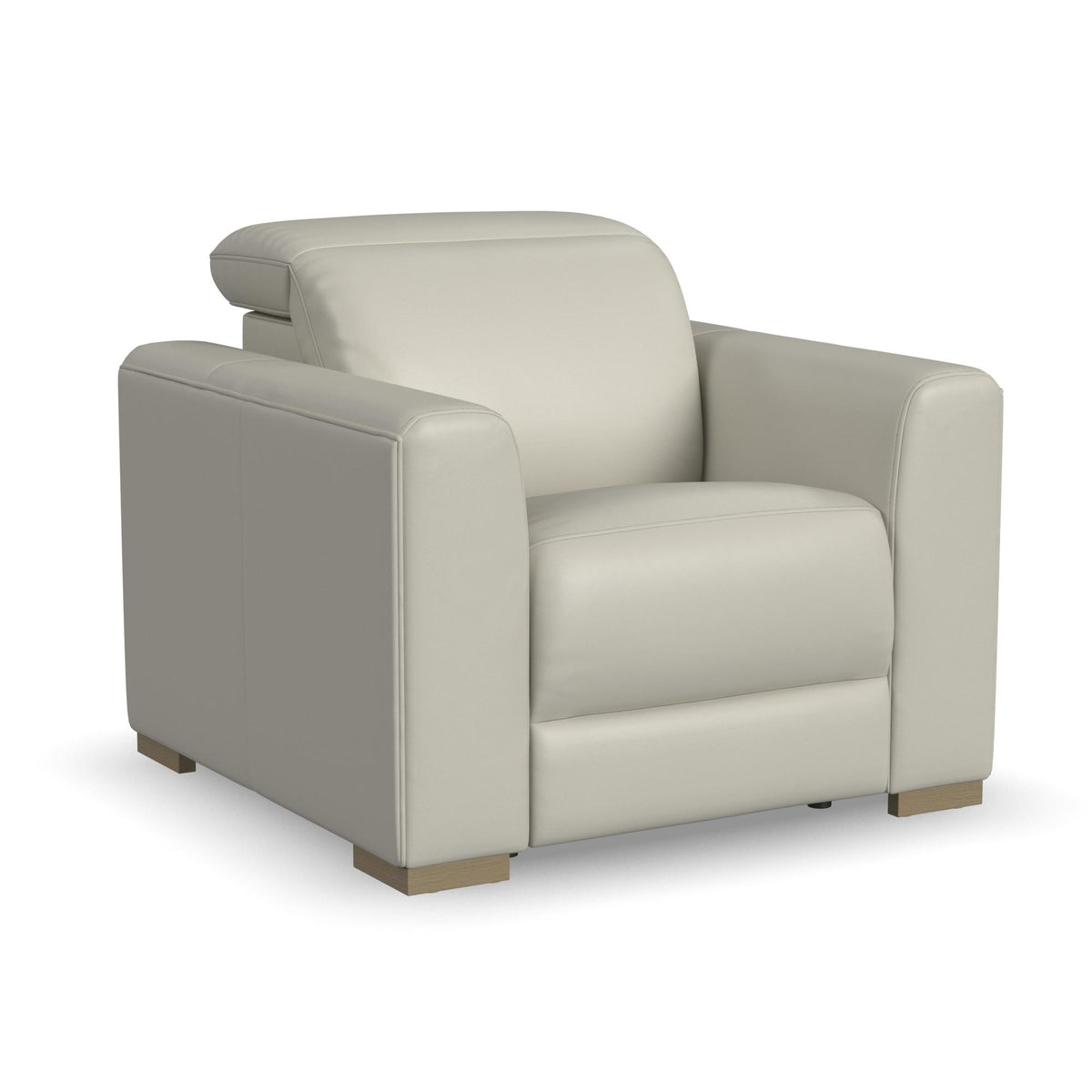 Aurora Leather Power Recliner with Power Headrest