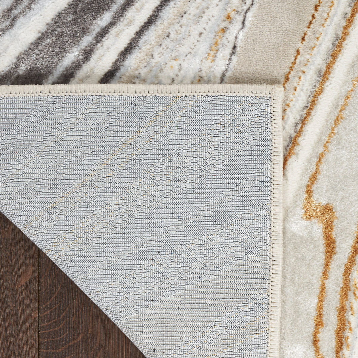 Glitz GLZ21 Grey Gold Rug