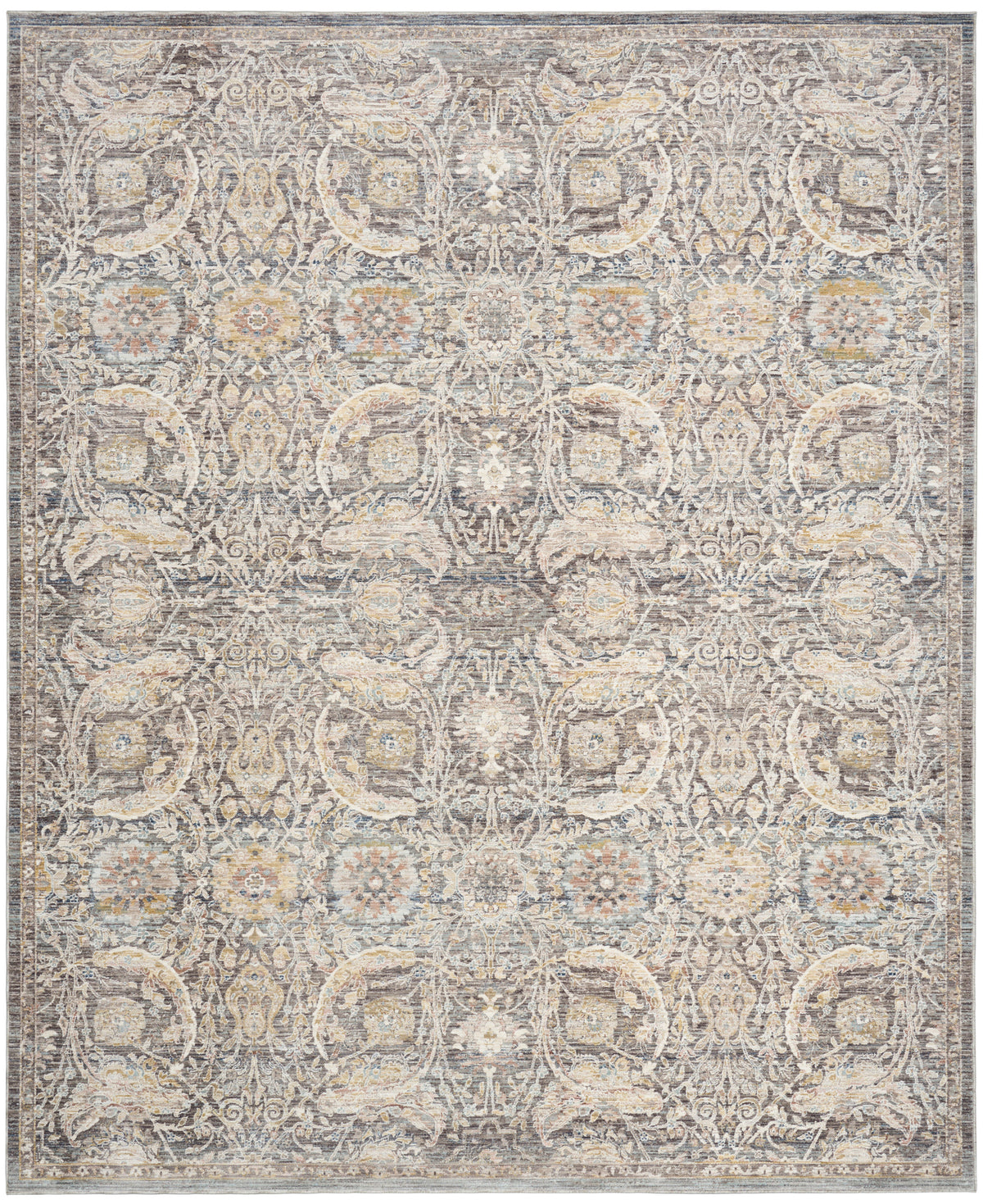 Antique Fusion ANF03 Charcoal Multicolor Rug