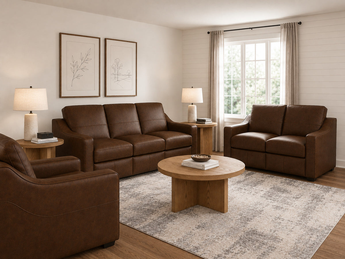 Hudson Leather Sofa