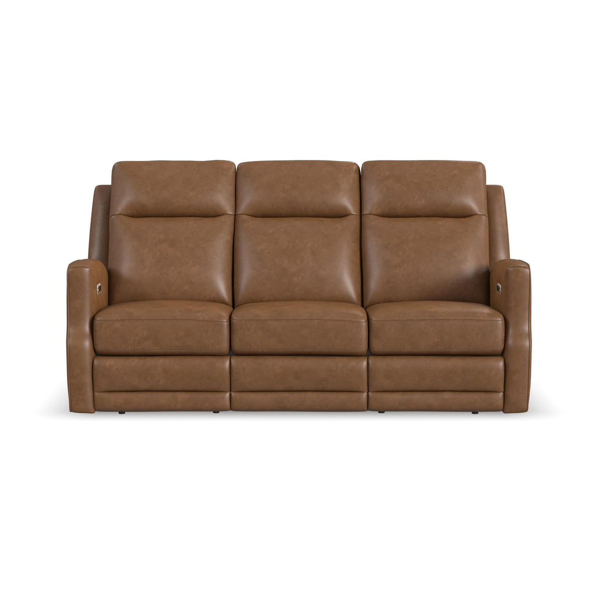 Maxwell Leather Power Reclining Sofa with Power Headrests and Lumbar