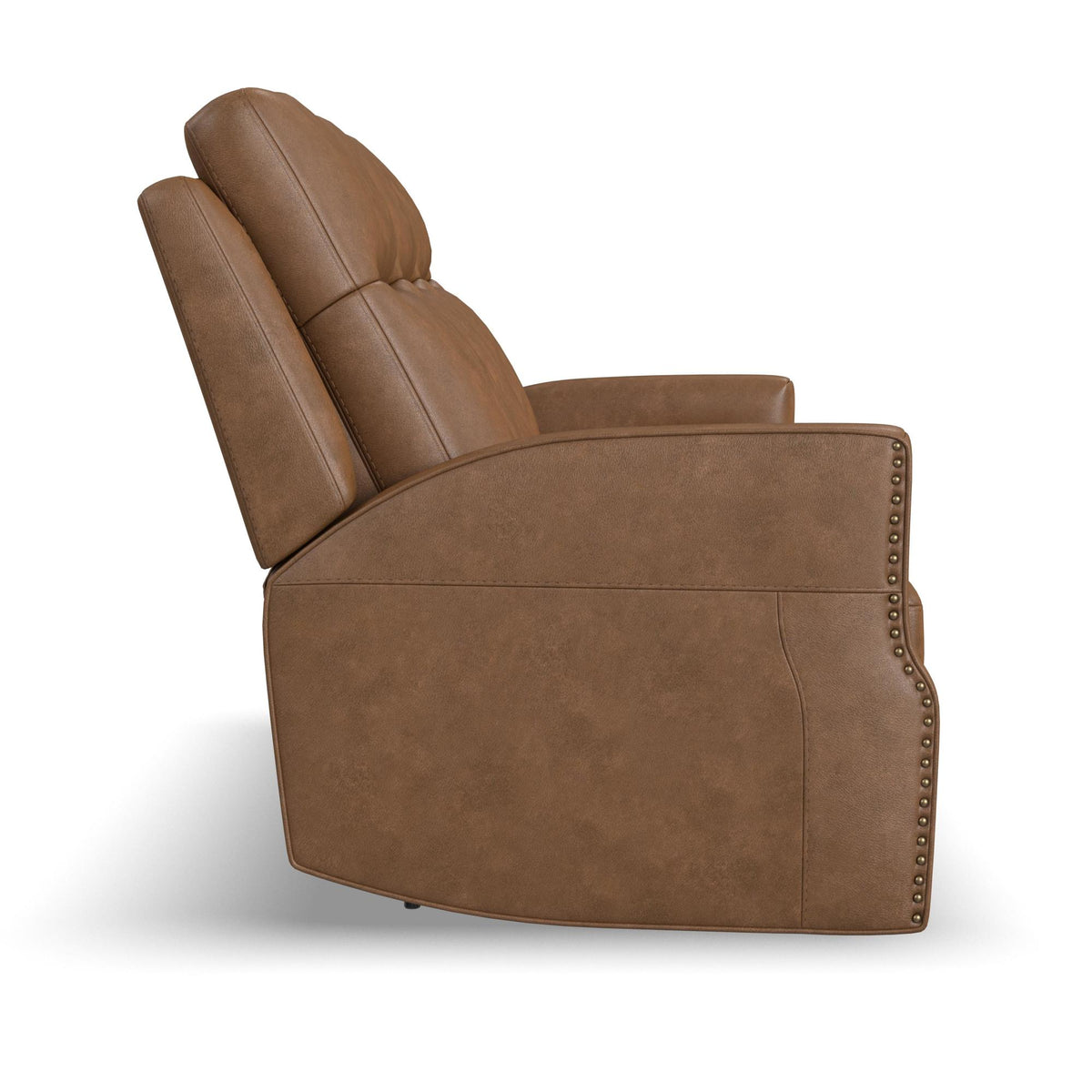 Maxwell Leather Power Reclining Sofa with Power Headrests and Lumbar