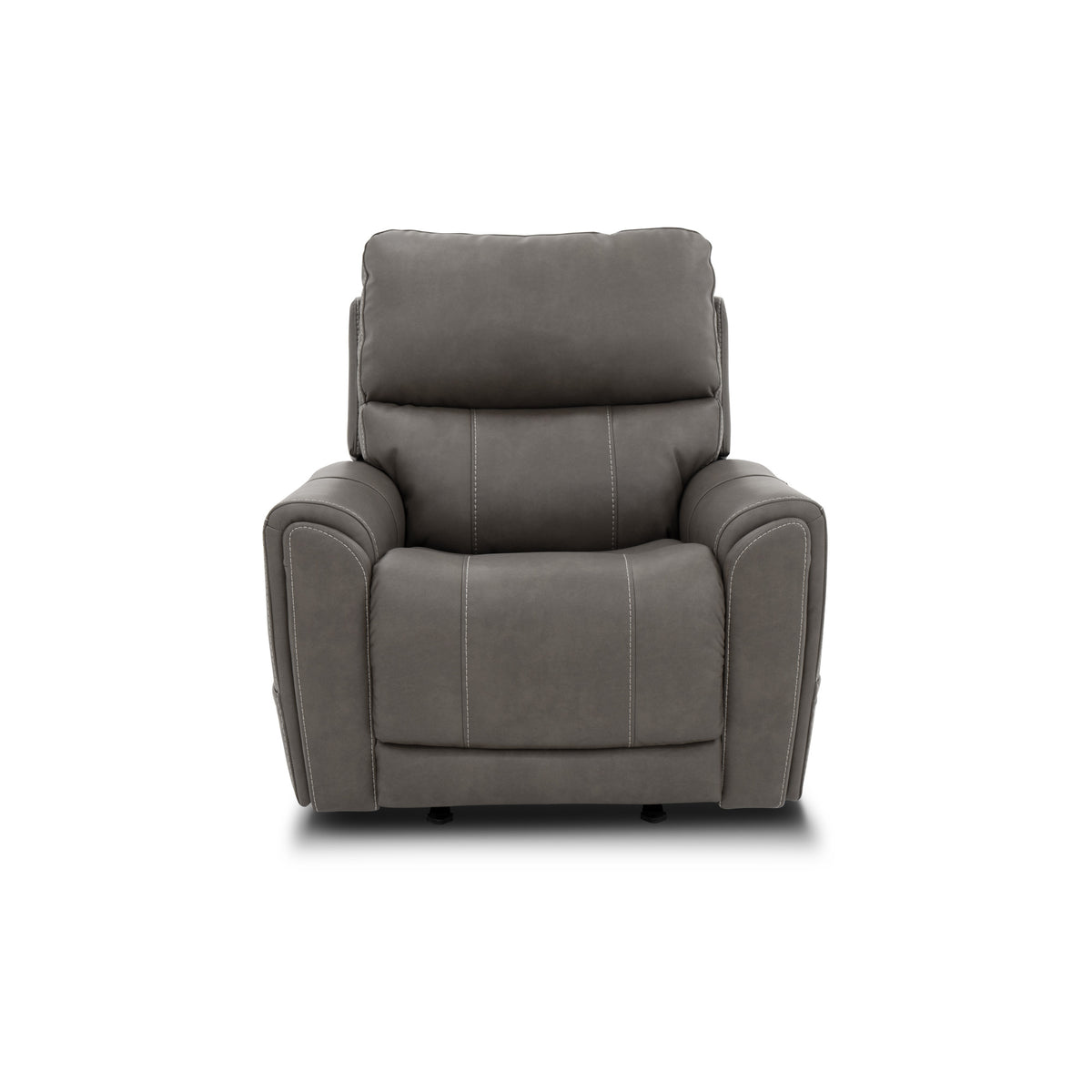 Carter Fabric Power Rocking Recliner with Power Headrest, Lumbar, Heat & Massage